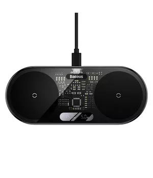 БЗУ Baseus Digital LED Display 2in1 20W Universal version (WXSX010101) Black