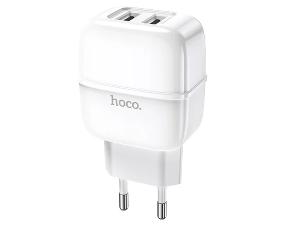 СЗУ Hoco C77A (2USB/2.4A) Белый