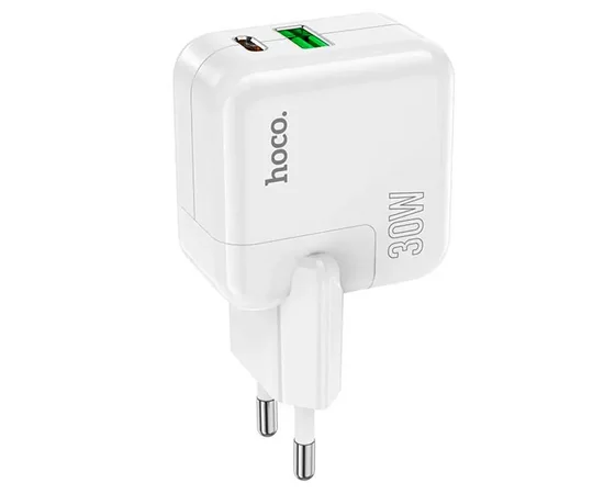 СЗУ Hoco C111A PD 30W+QC3.0 White
