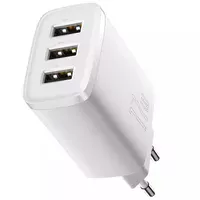СЗУ Baseus Compact 17W (3USB) (CCXJ02) Белый