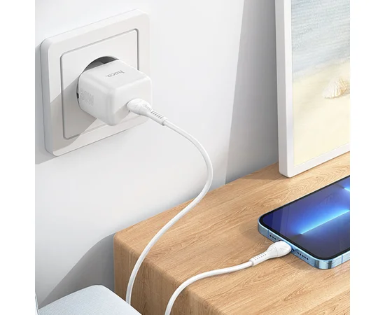 СЗУ Hoco N32 Glory PD30W Type-C to Type-C White