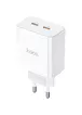 СЗУ Hoco C108A PD 35W (2 Type-C) White