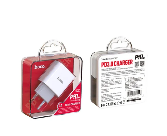 СЗУ Hoco C76A Speed source PD20W charger (EU) Білий