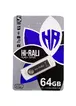 Флеш накопичувач USB Hi-Rali Shuttle 64 GB Чорна серія Чорний