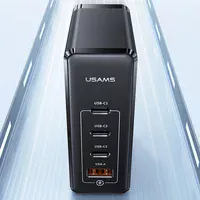 СЗУ Usams US-CC163 T50 100W 4 Ports ACCC GaN Fast Charger Black