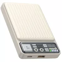 Портативний зарядний пристрій Power Bank Hoco Q18 Tourer 22.5W з БЗУ 10 000 mAh Milky White