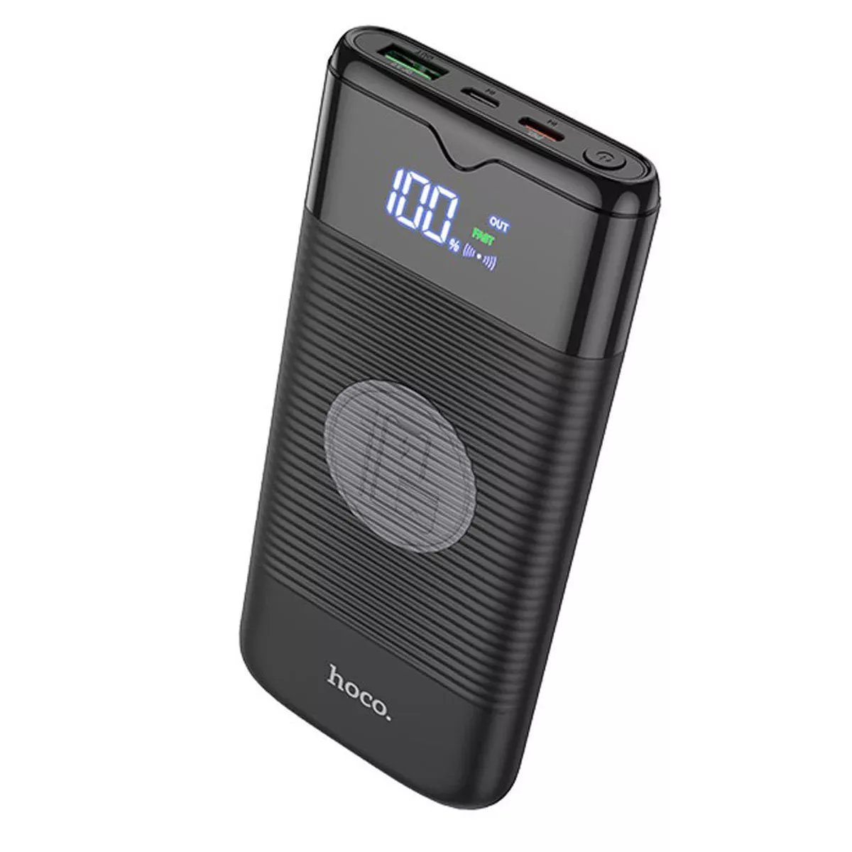 Портативное зарядное устройство Power Bank Hoco J63 "Velocity" PD+QC3.0 с БЗУ 10000 mAh Черный