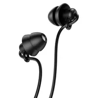 Стерео Наушники Hoco M81 Imperceptible universal sleeping earphone Black