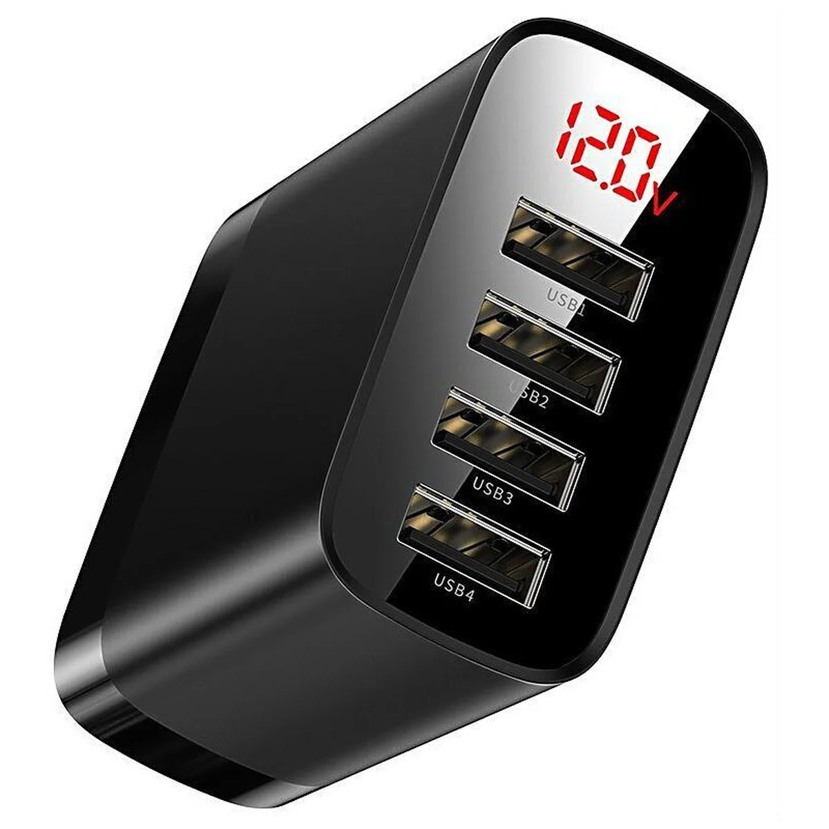 СЗУ Baseus Mirror Lake Digital Display 30W 4USB Черный