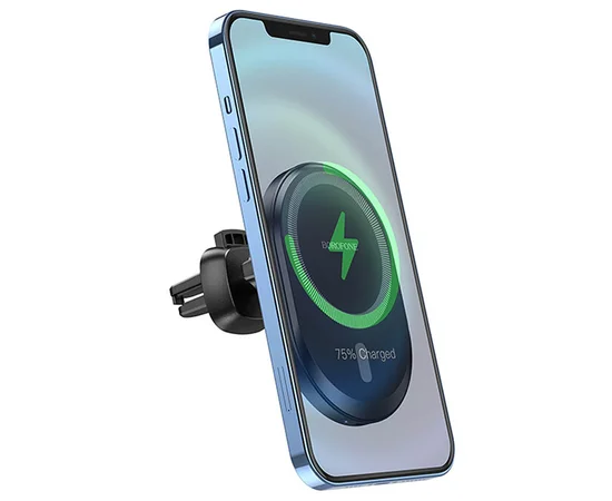 Автодержатель с БЗУ Borofone BH201 Черный