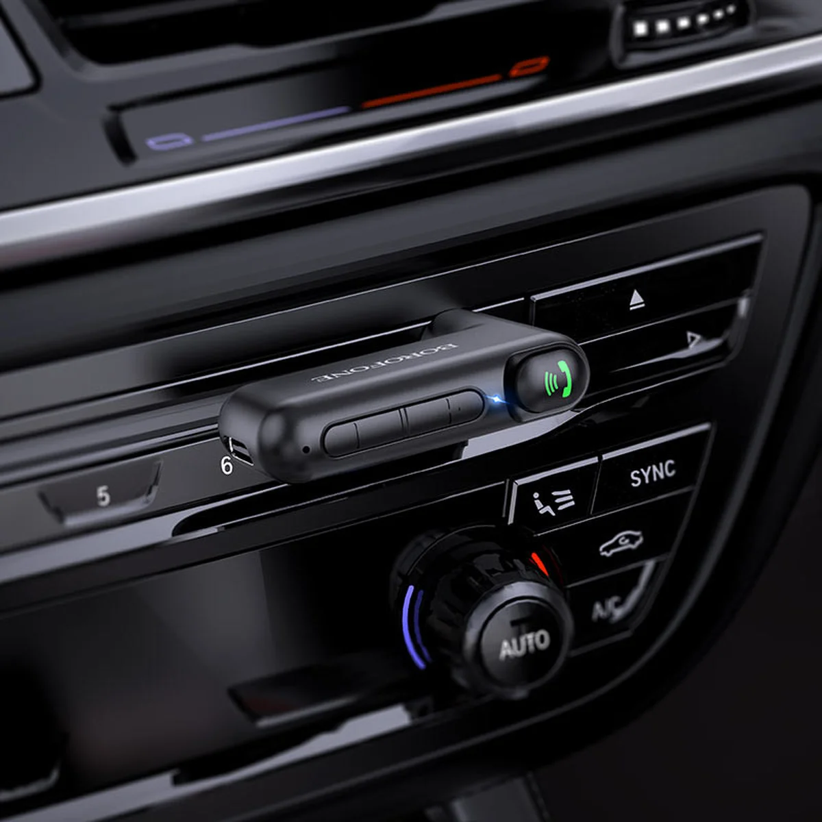 Bluetooth аудио ресивер BOROFONE BC35 Черный