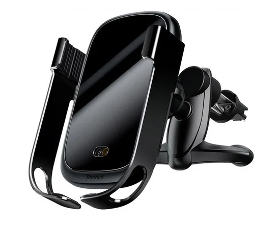 Автодержатель с БЗУ Baseus Rock-Solid Electric Holder Черный