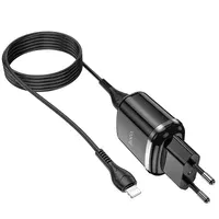 СЗУ Hoco N4 (2USB/2.4A) + Lightning Черный