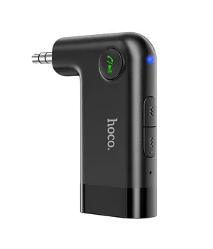 Bluetooth FM Трансмітер HOCO E53 Dawn Sound, бездротовий Чорний