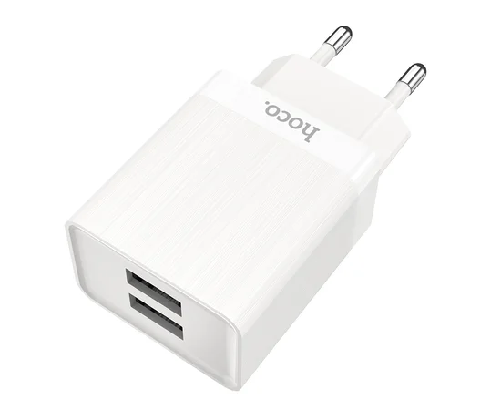 СЗУ Hoco C51A (2USB / 3,4A) white