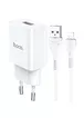 СЗУ Hoco N9 (1USB/2,1A) + Lightning Белый