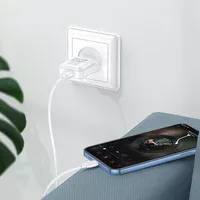 СЗУ Borofone BA64A Single port + Lightning Білий