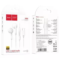 Стерео наушники Hoco M95 Type-C White