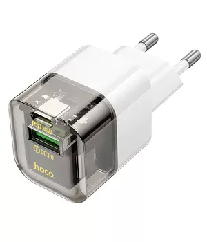 СЗУ Hoco C131A Platium PD30W+QC3.0 Transparent black