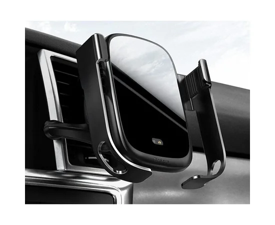 Автодержатель с БЗУ Baseus Rock-Solid Electric Holder Черный