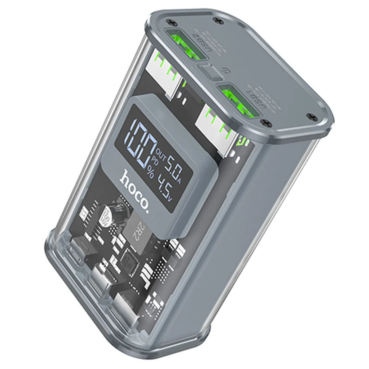 Портативное зарядное устройство Power Bank Hoco J105 Discovery Edition 22.5W 10000 mAh Gray