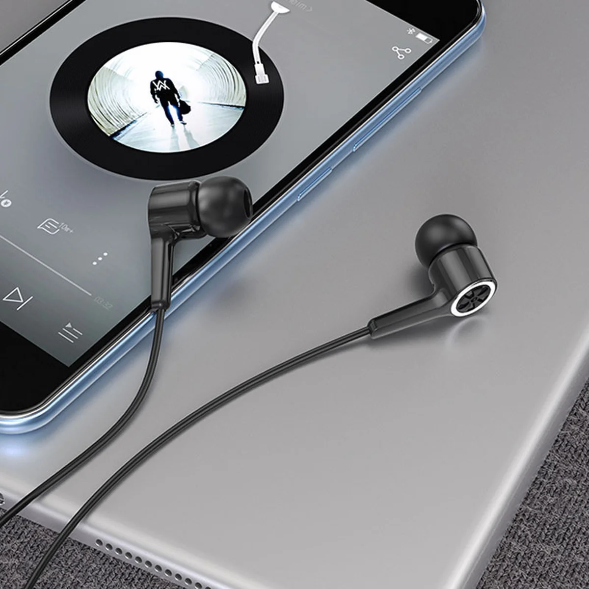 Стерео Наушники Hoco M104 Gamble Black