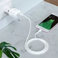 СЗУ Hoco N4 (2USB/2.4A) + MicroUSB Белый