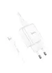 СЗУ HOCO N2 (1USB/2.1A) + USB - Lightning Белый