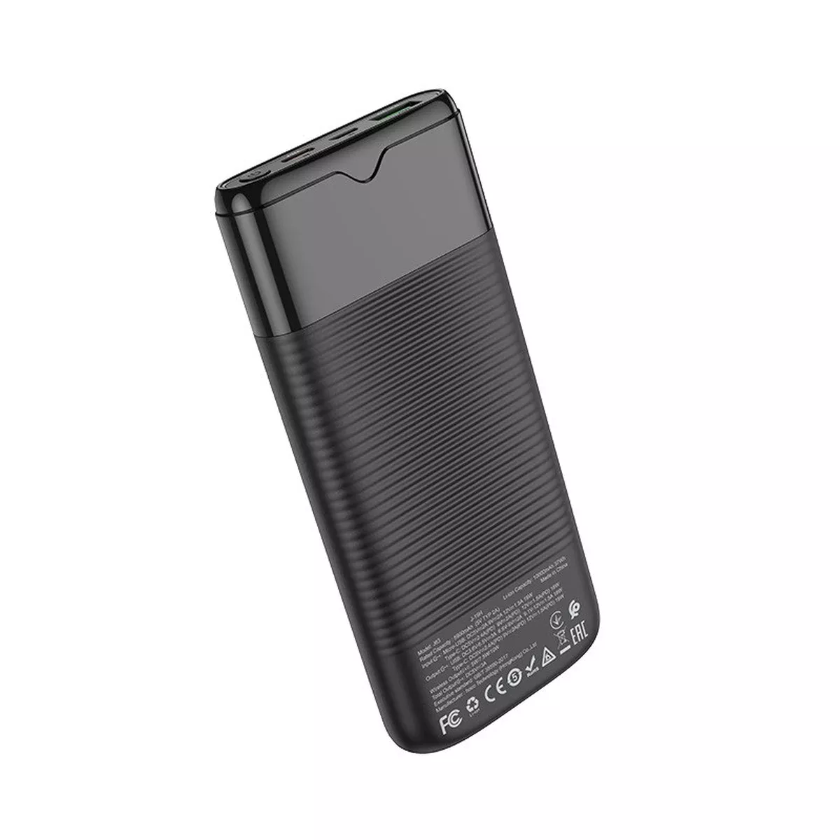 Портативное зарядное устройство Power Bank Hoco J63 "Velocity" PD+QC3.0 с БЗУ 10000 mAh Черный