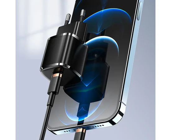 СЗУ Usams US-CC124 T36 20W Super Si (1Type-C / 20W) Чорний