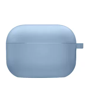 Силіконовий футляр з мікрофіброю для навушників Airpods 3 Синій / Lilac Blue