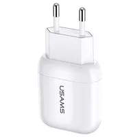 СЗУ USAMS US-CC077 T19 Single USB Travel Charger US Plug Білий