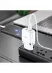 СЗУ Hoco N4 (2USB/2.4A) + Lightning Белый