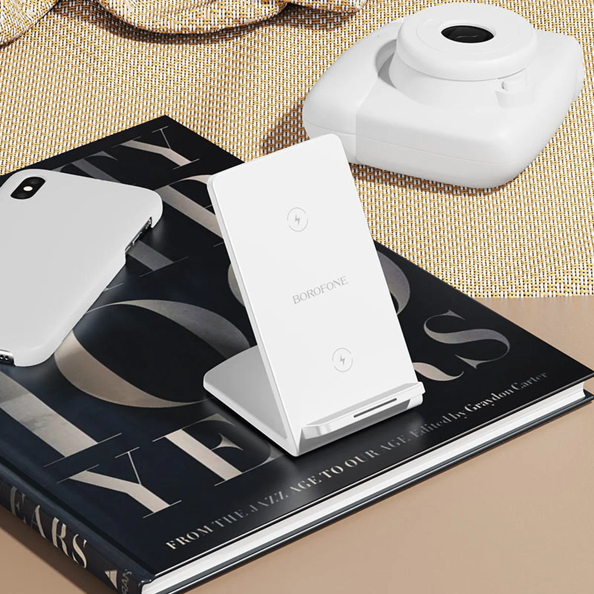 БЗУ BOROFONE BQ16 Cool creation Белый