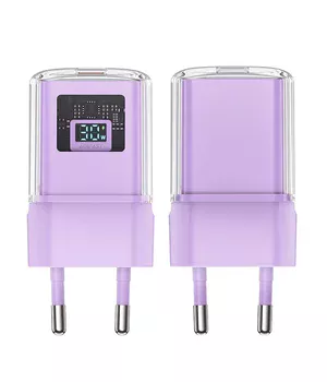 СЗУ Acefast A53 Sparkling series PD30W GaN (USB-C) Alfalfa purple