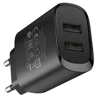 СЗУ Borofone BN2 (2USB/2.1A) Черный