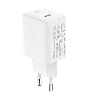 СЗУ Acefast A21 30W GaN single USB-C White