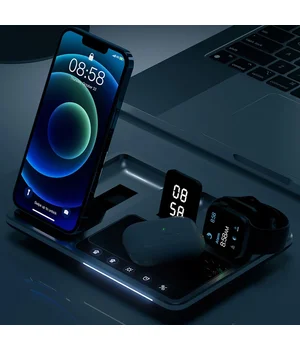 БЗУ R11 4in1 with clock Black