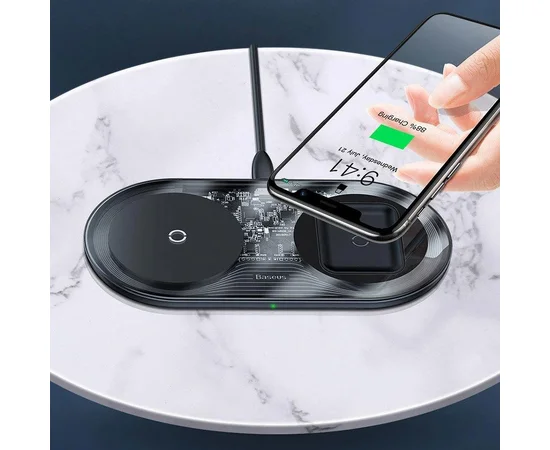 БЗУ Baseus Simple 2in1 18W Прозрачный