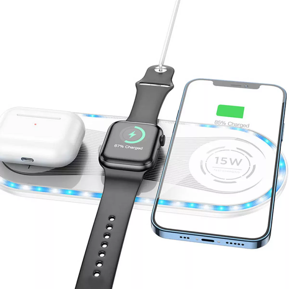 БЗУ BOROFONE BQ14 3in1 22.5W Білий