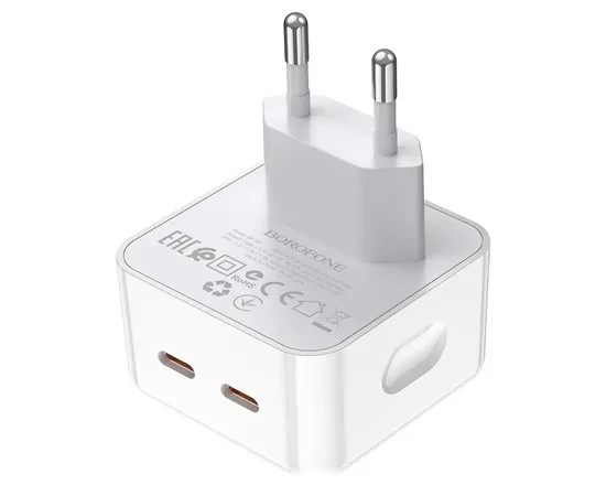 СЗУ Borofone BA76A Source PD35W (2Type-C) White