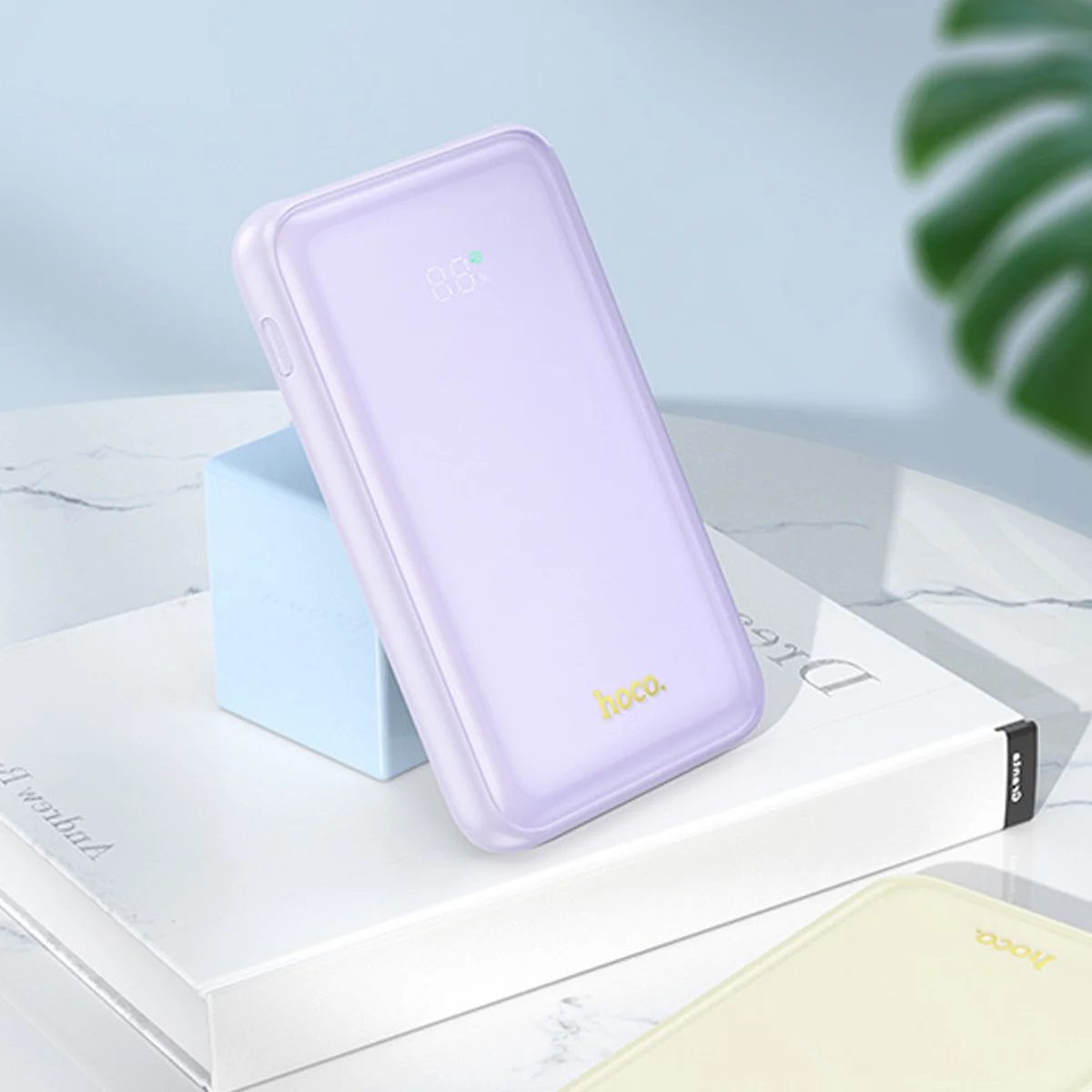 Портативний зарядний пристрій Power Bank Hoco Q21 Great 22.5W+PD20W 10000 mAh Purple