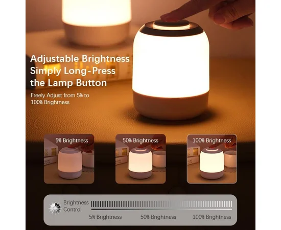 Настольный сенсорный LED светильник 3 colour light MZ-L2701 Pink