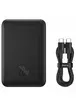 Портативний зарядний пристрій Power Bank Baseus Magnetic Mini 20W із БЗУ 10000 mAh (PPCX070001) Black