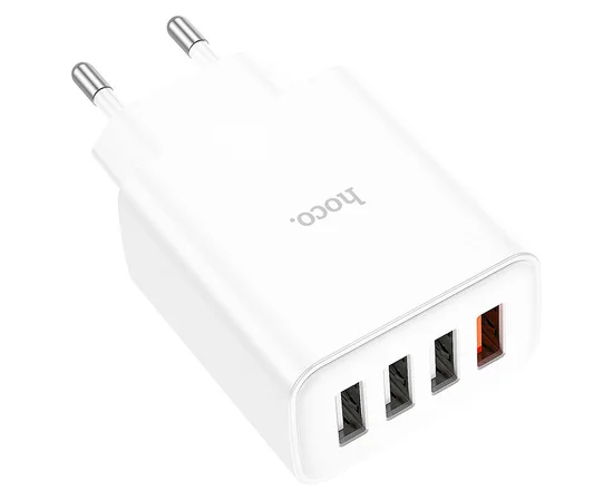 СЗУ Hoco C102A Fuerza QC3.0 White