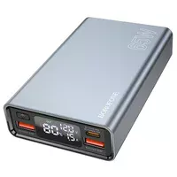Портативний зарядний пристрій Power Bank BOROFONE BJ40 Happy way 65W 15 000 mAh Metal gray