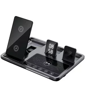 БЗУ R11 4in1 with clock Black