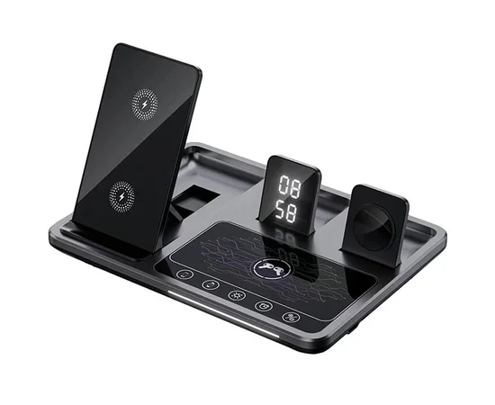 БЗУ R11 4in1 with clock Black