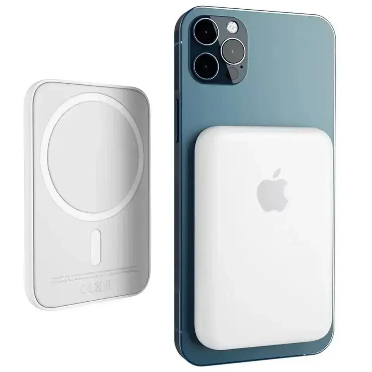 Портативний зарядний пристрій Power Bank MagSafe Battery з БЗУ 4200 mAh для Apple (ААА) (box) White