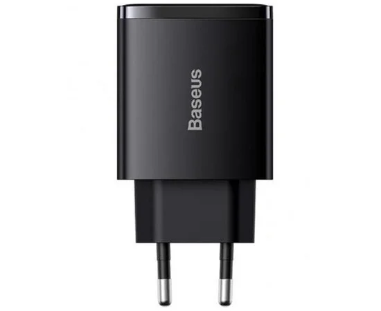 СЗУ Baseus Compact Quick Charger 30W QC+ PD (1Type-C + 2USB) (CCXJ-E) Черный